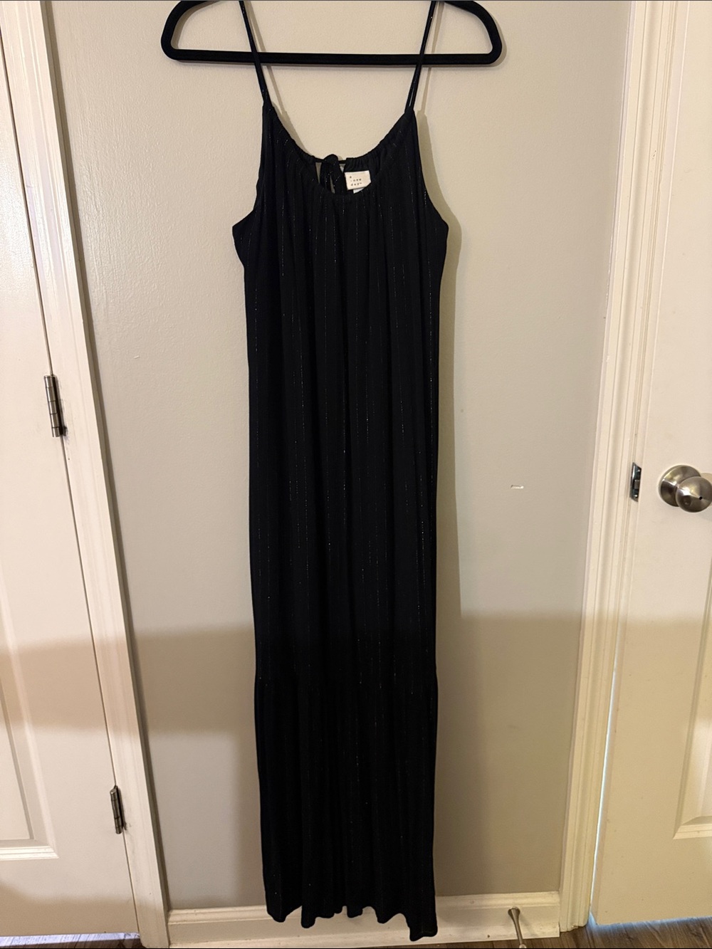 a new day Black Sparkle Sleeveless Maxi Dress
